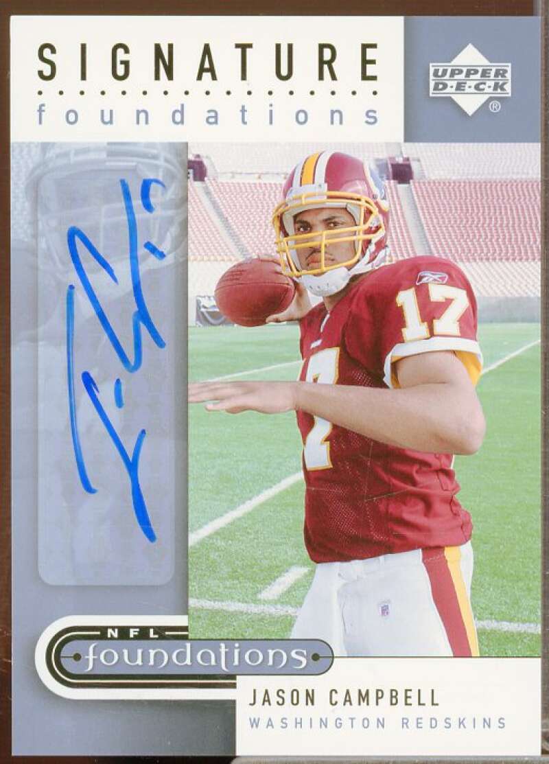 Jason Campbell 2005 Upper Deck Foundations Signature Foundations Silver #SFJC  Image 1