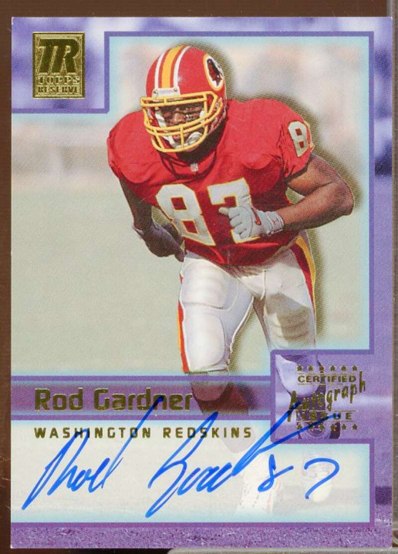 Rod Gardner Rookie Card 2001 Topps Reserve Autographs #TRRG  Image 1