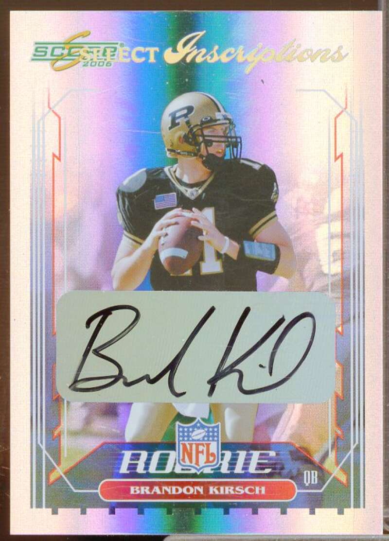 Brandon Kirsch/250 Rookie Card 2006 Select Inscriptions #397  Image 1