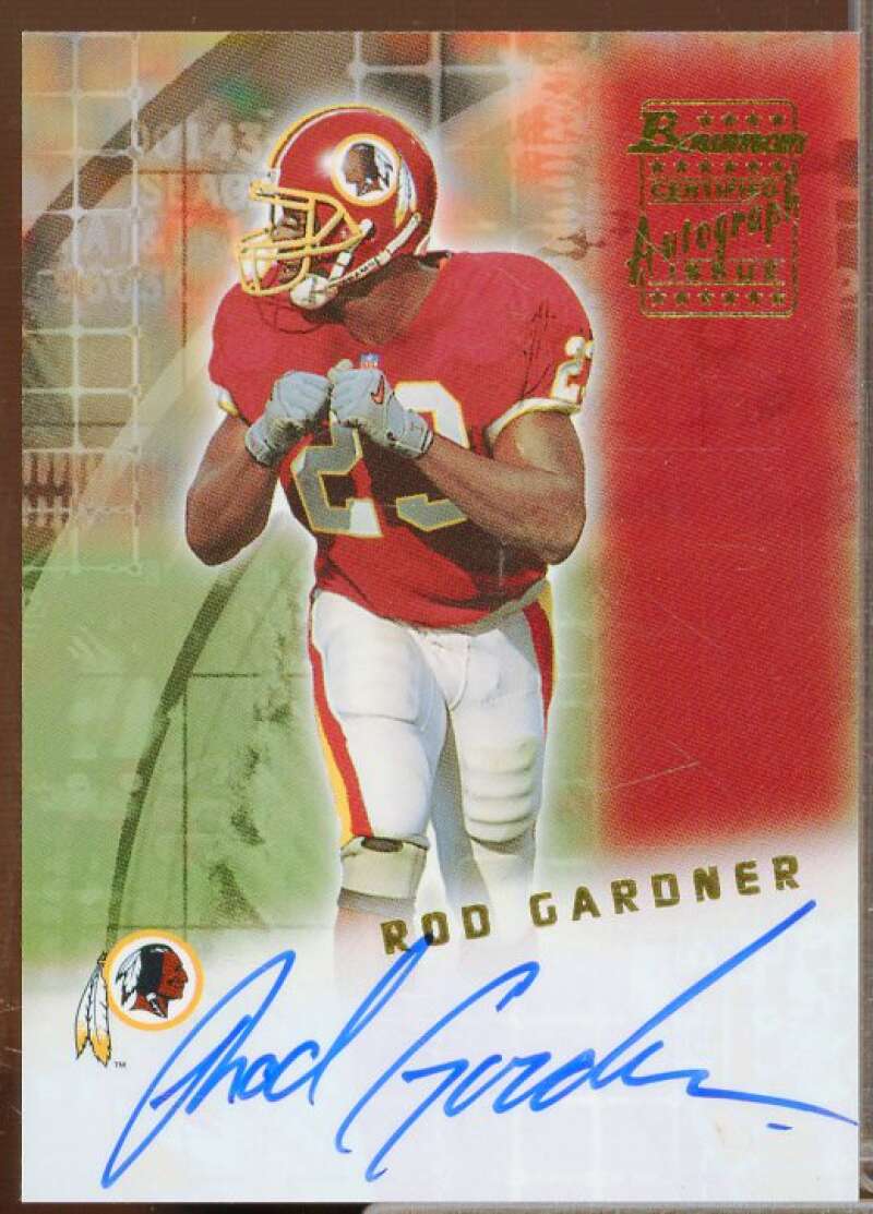 Rod Gardner Rookie Card 2001 Bowman Rookie Autographs #BARG  Image 1