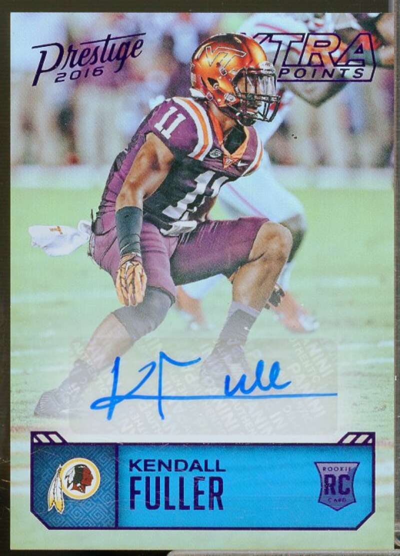 Kendall Fuller Rookie 2016 Prestige Rookie Autographs Xtra Points Purple #57  Image 1