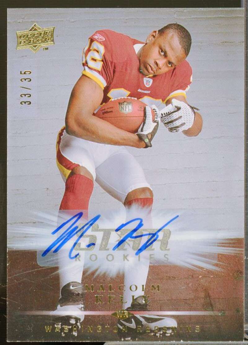 Malcolm Kelly Rookie Card 2008 Upper Deck Rookie Autographs #268  Image 1