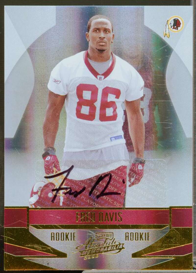 Fred Davis AU Rookie Card 2008 Absolute Memorabilia #183  Image 1