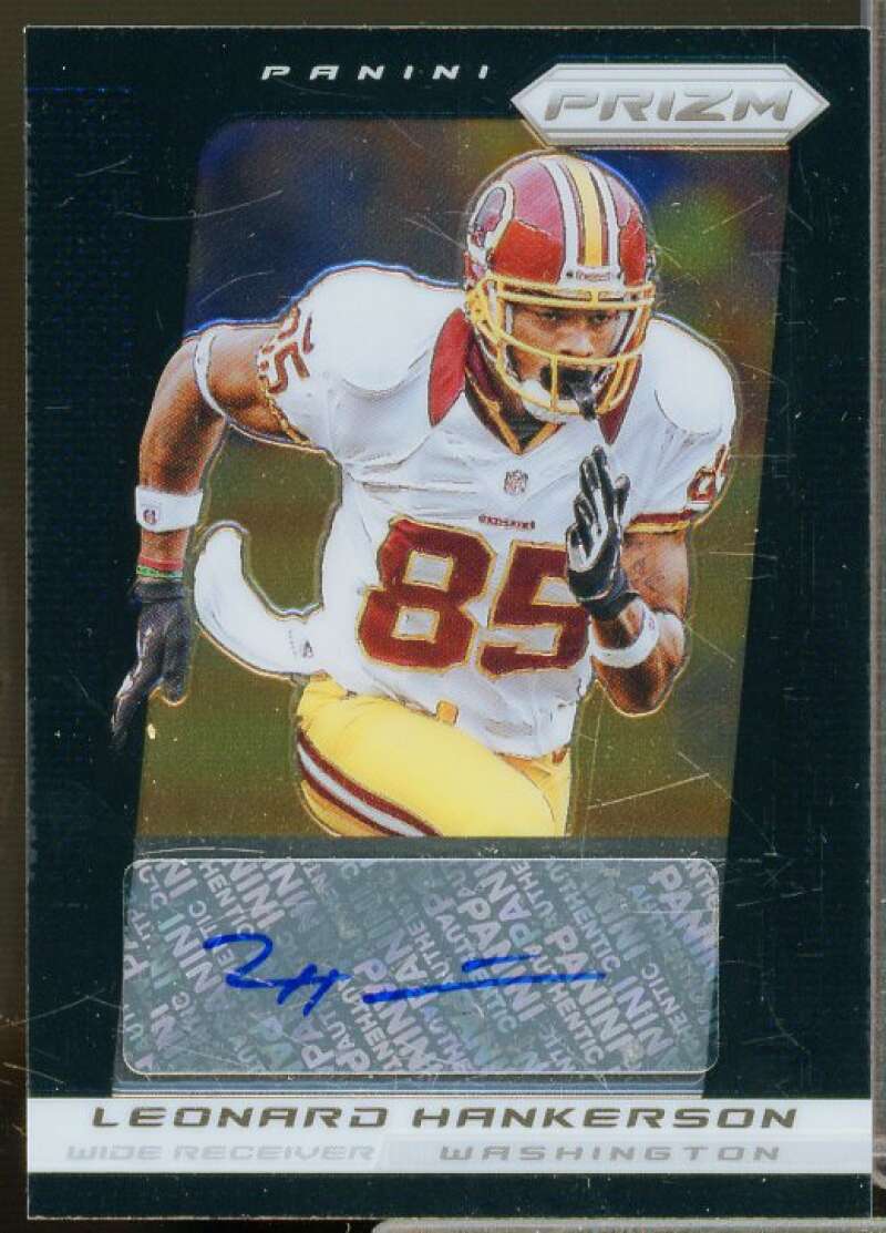 Leonard Hankerson Rookie Card 2013 Panini Prizm Autographs #154  Image 1