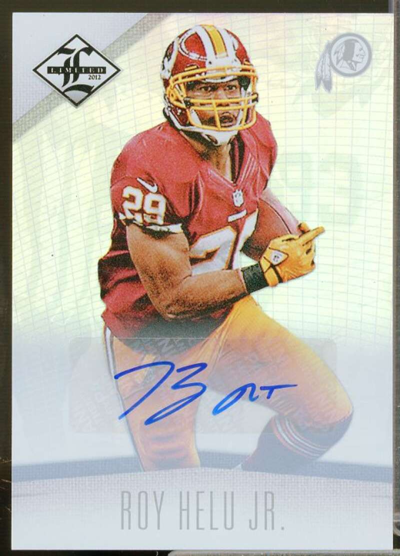 Roy Helu/49 Rookie Card 2012 Limited Monikers Autographs Silver #100  Image 1