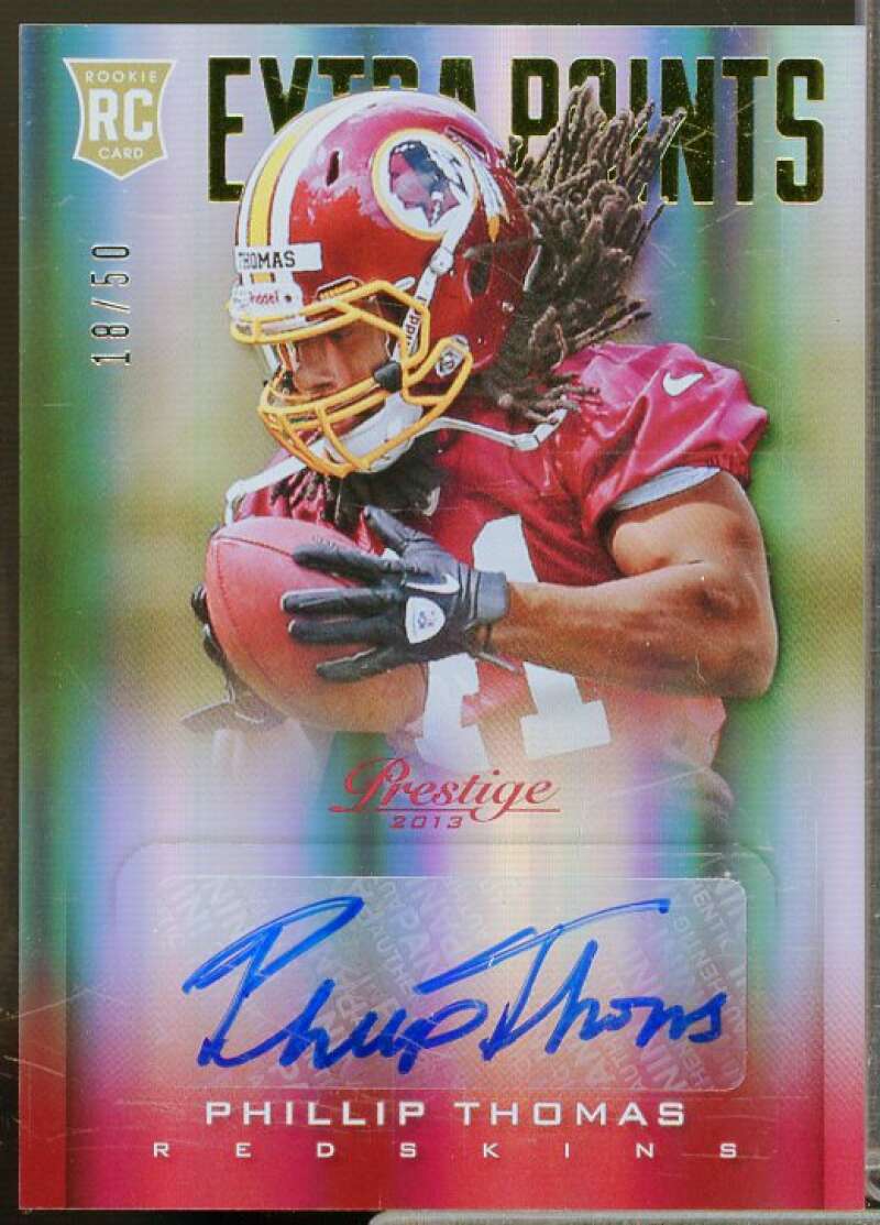 Phillip Thomas Rookie Card 2013 Prestige Extra Points Gold Autographs #274  Image 1