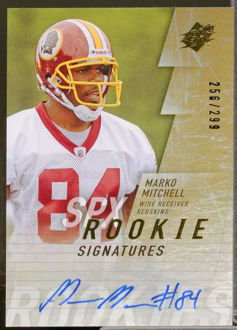 Marko Mitchell AU Rookie Card 2009 SPx #146  Image 1