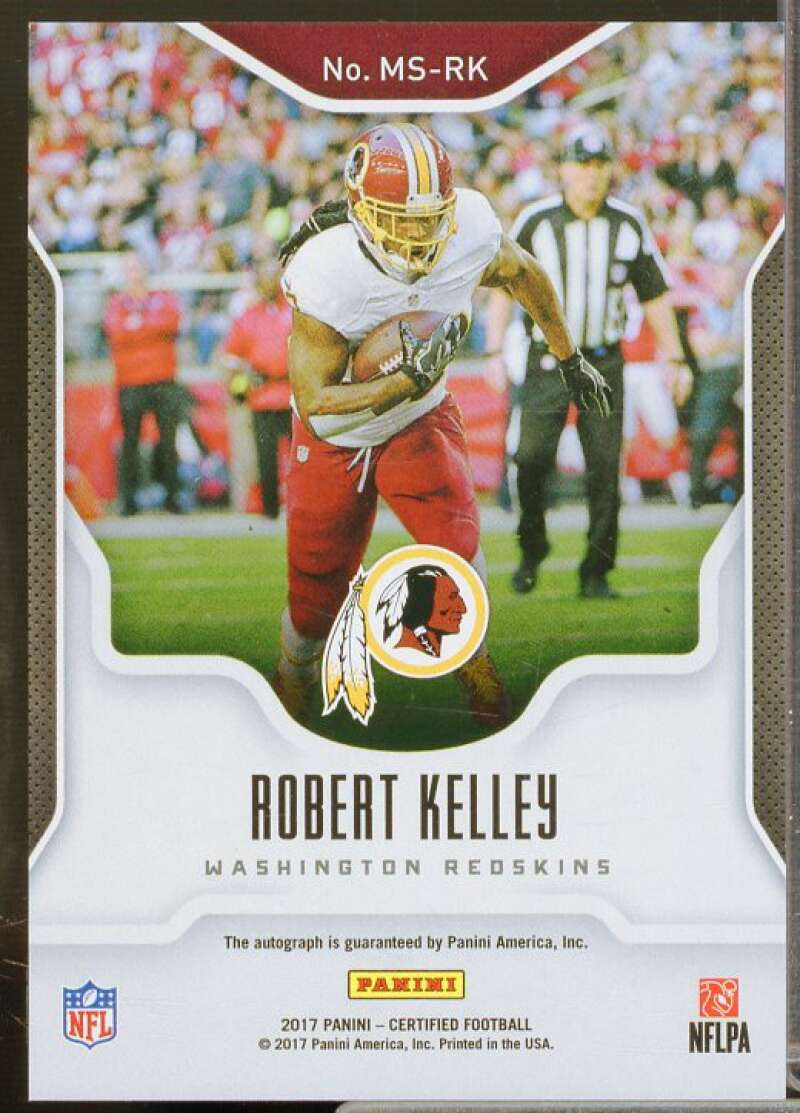 Robert Kelley Rookie Card 2017 Certified Signatures Mirror Red #10  Image 2