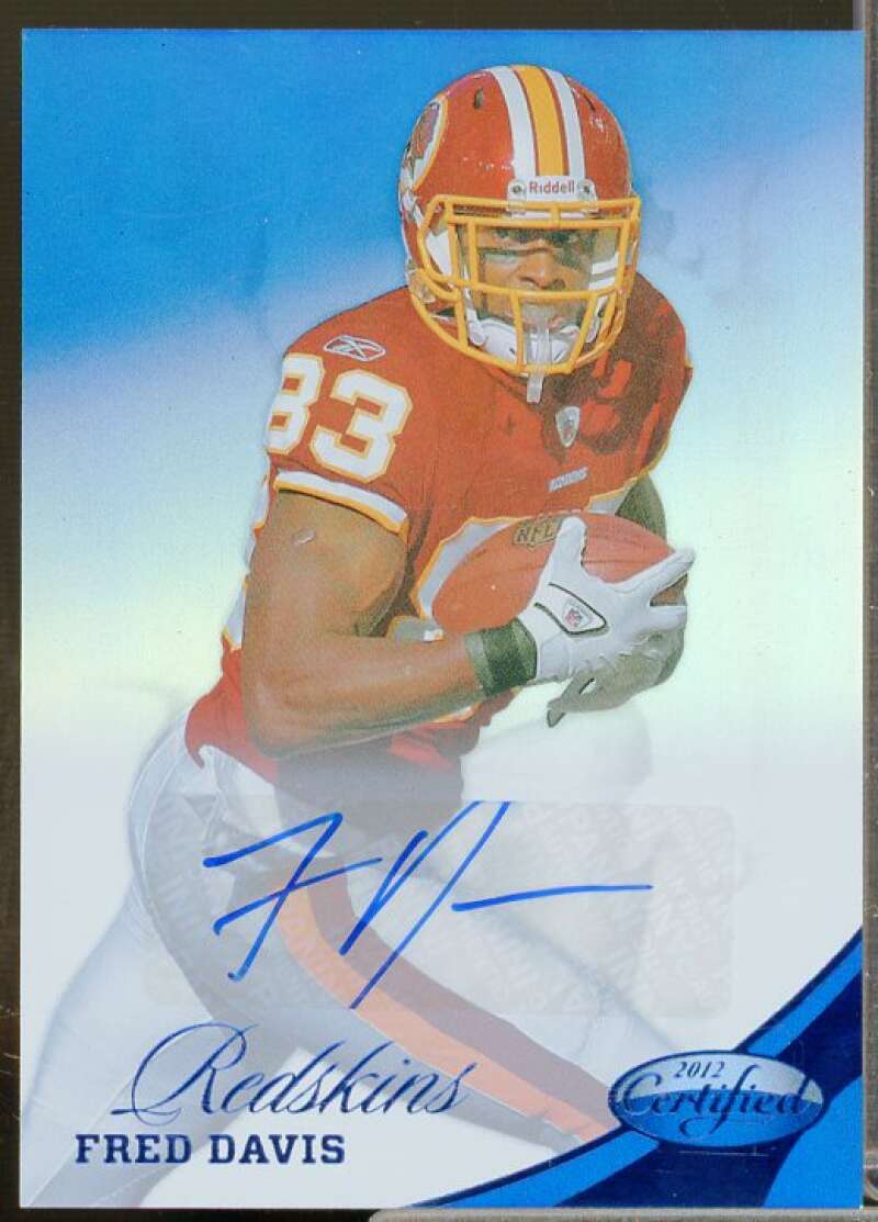 Fred Davis/49 Rookie Card 2012 Certified Mirror Blue Signatures #87  Image 1