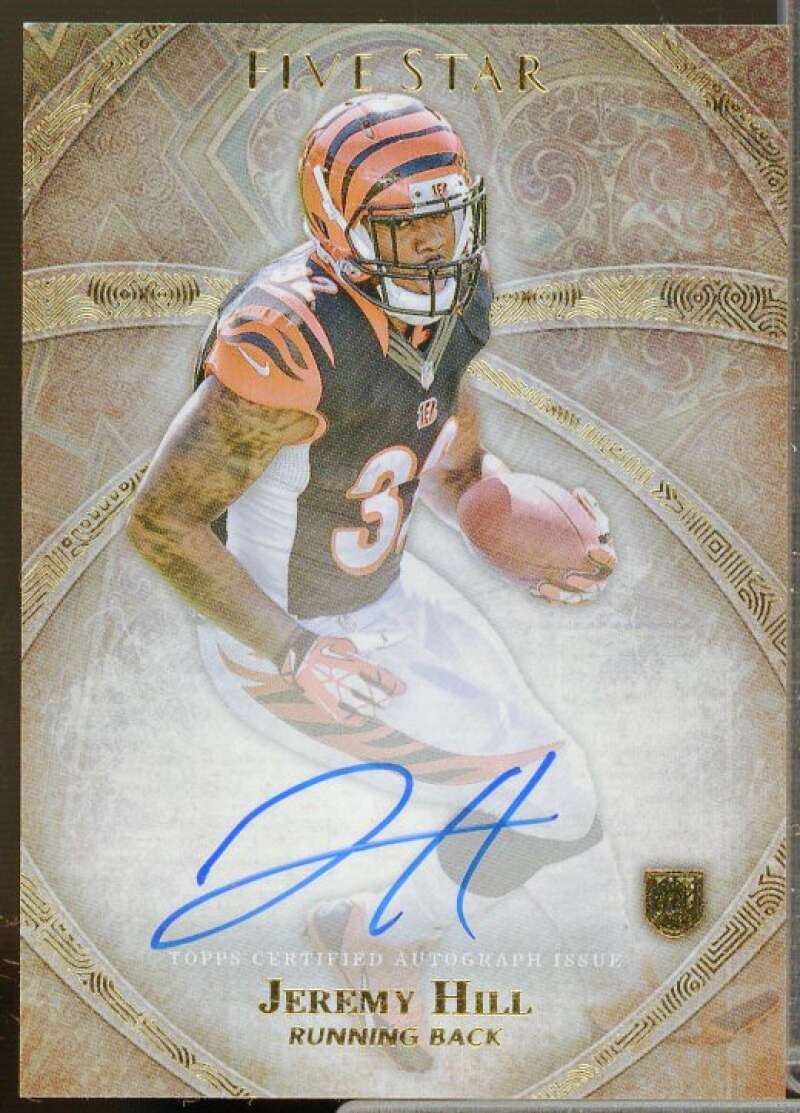 Jeremy Hill Rookie Card 2014 Topps Five Star Autographs #FSAJH  Image 1