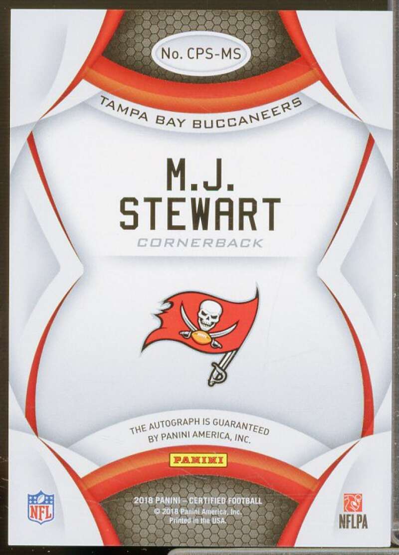 M.J. Stewart Rookie Card 2018 Certified Potential Signatures #43  Image 2