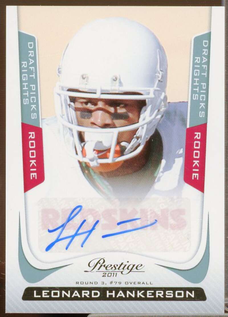 Leonard Hankerson/99 Rookie 2011 Prestige Draft Picks Rights Autographs #261  Image 1