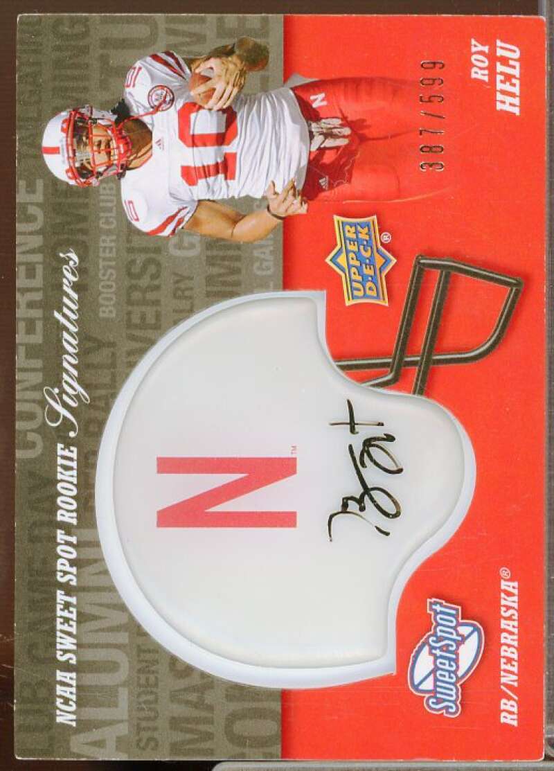 Roy Helu/599 Rookie Card 2011 Sweet Spot Rookie Signatures #RSHE  Image 1