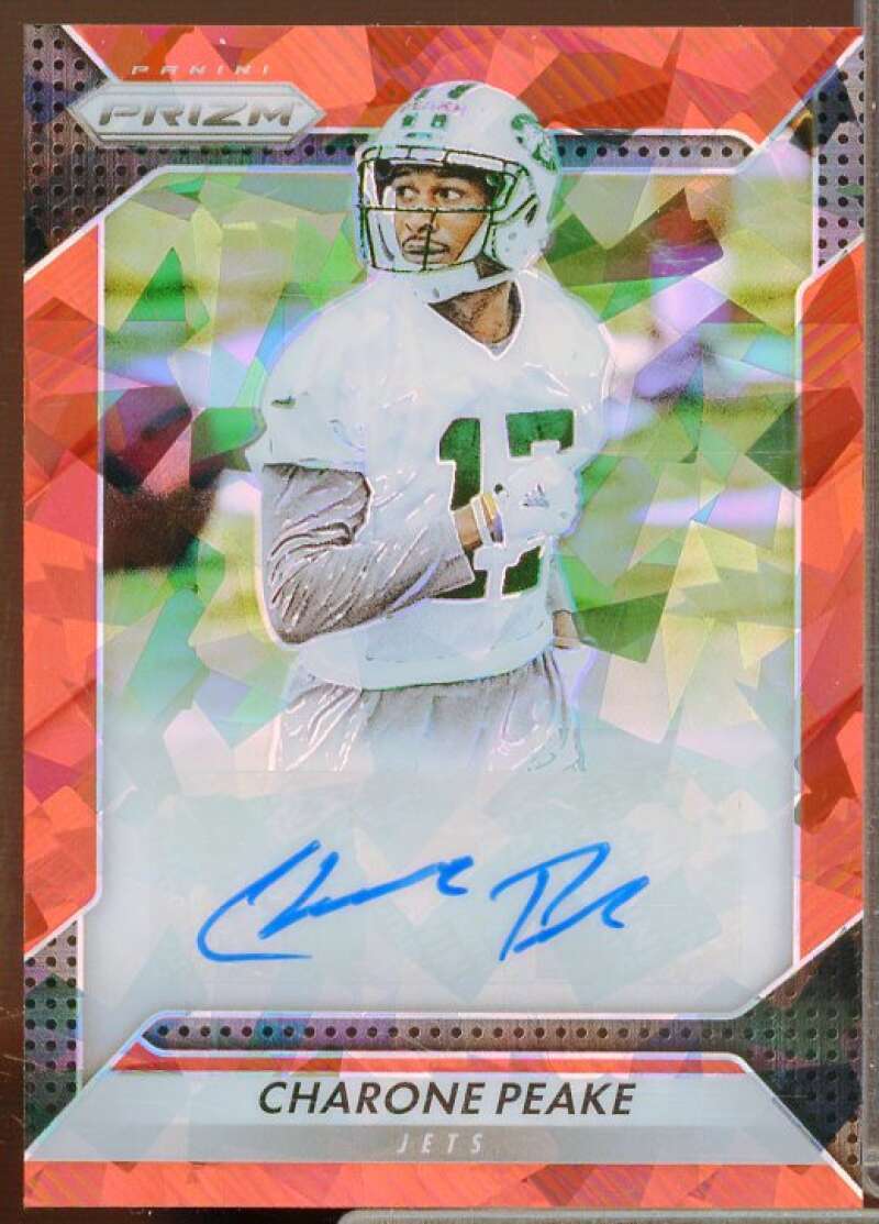 Charone Peake Rookie 2016 Panini Prizm Rookie Autographs Prizms Red Crystals #2  Image 1