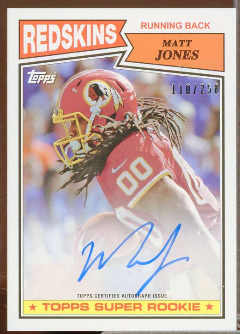 Matt Jones/250 Rookie Card 2015 Topps '87 Autographs #87AMJ  Image 1