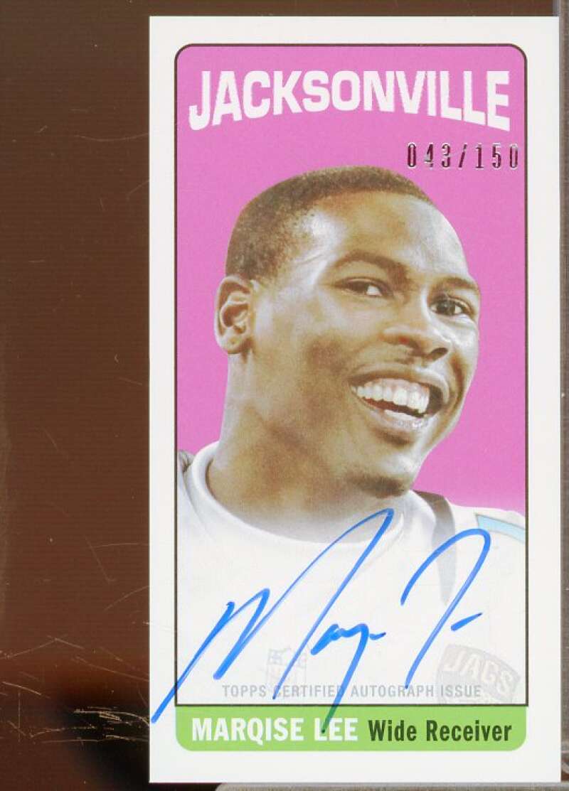 Marqise Lee Rookie Card 2014 Topps 1965 Autographs #125  Image 1