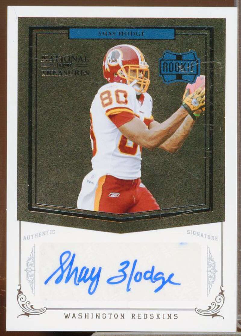 Shay Hodge AU Rookie Card 2010 Playoff National Treasures #290  Image 1