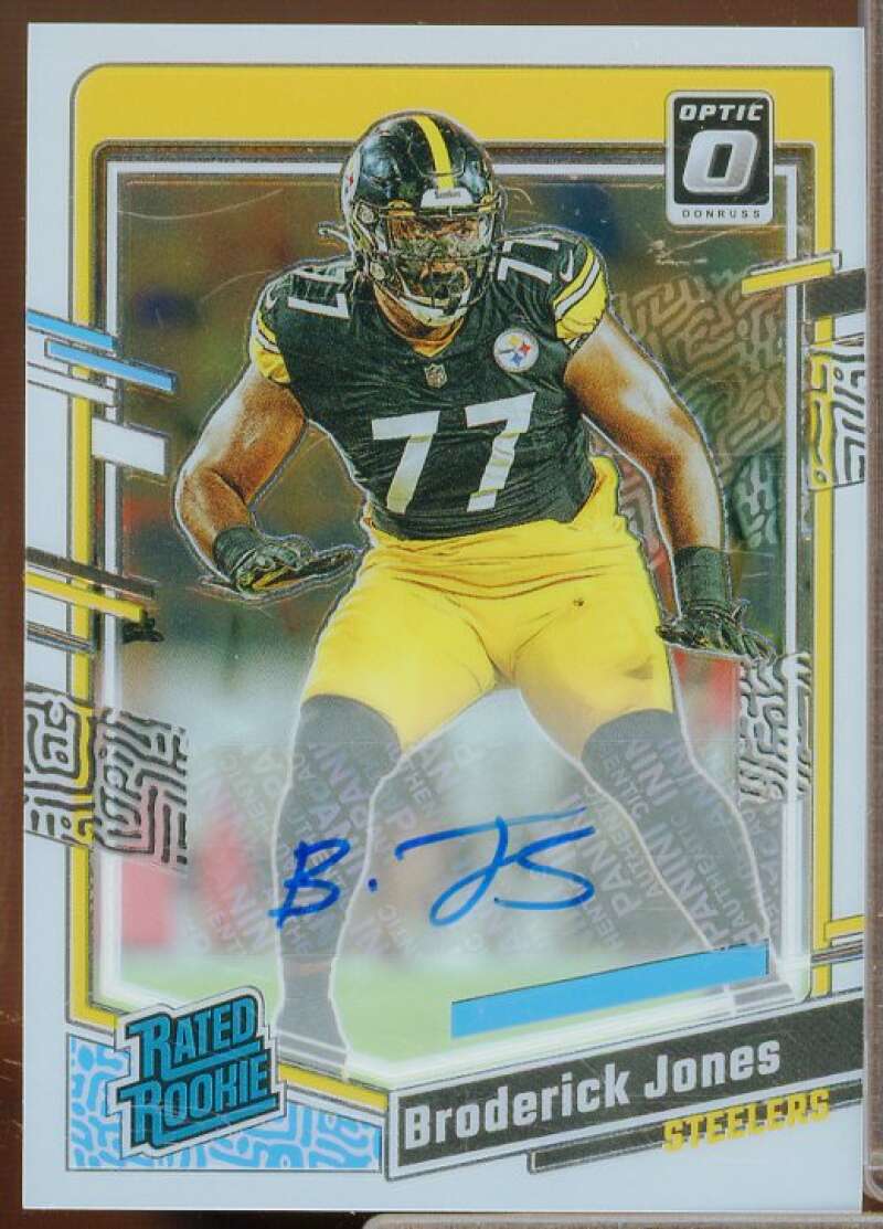 Broderick Jones/199 Rookie 2023 Donruss Optic Rated Rookies Autographs #285  Image 1