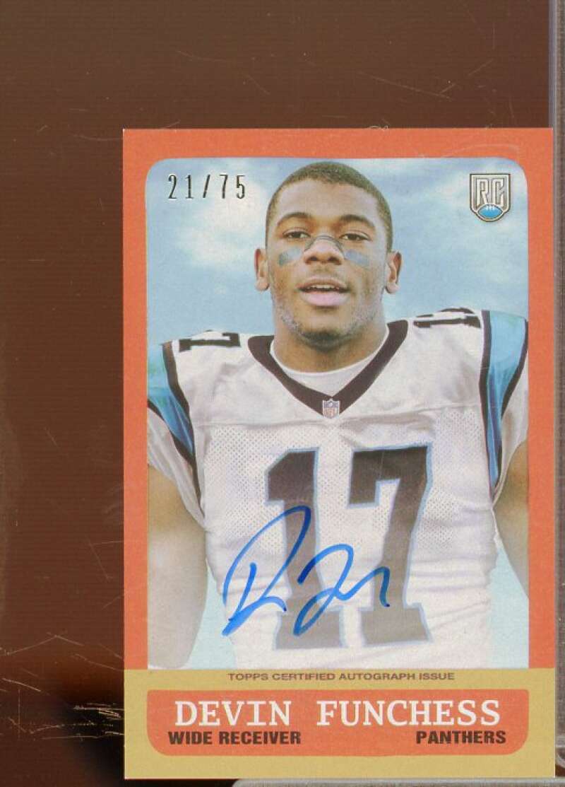 Devin Funchess/75 Rookie Card 2015 Topps '63 Mini Autographs #63ADF  Image 1