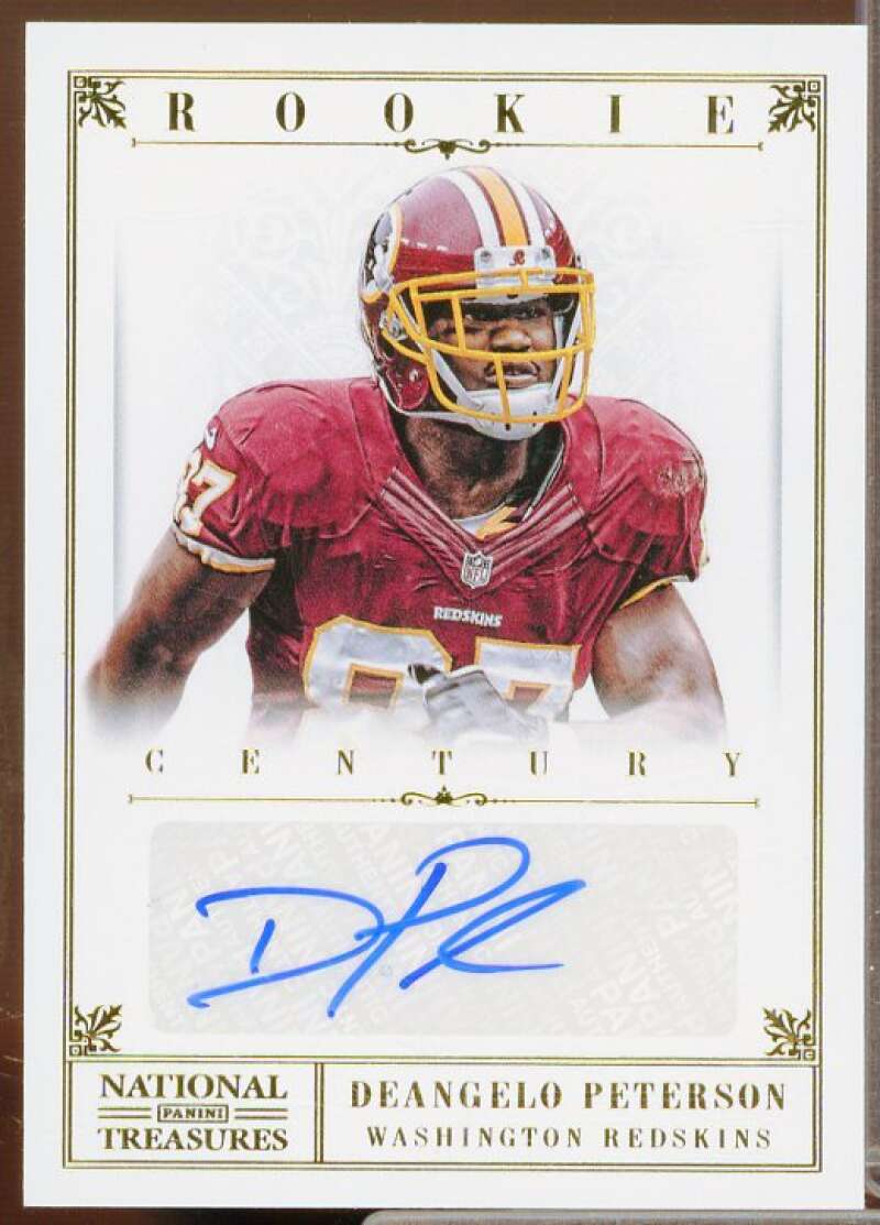 Deangelo Peterson/49 2012 Panini National Treasures Century Gold Signature #226  Image 1