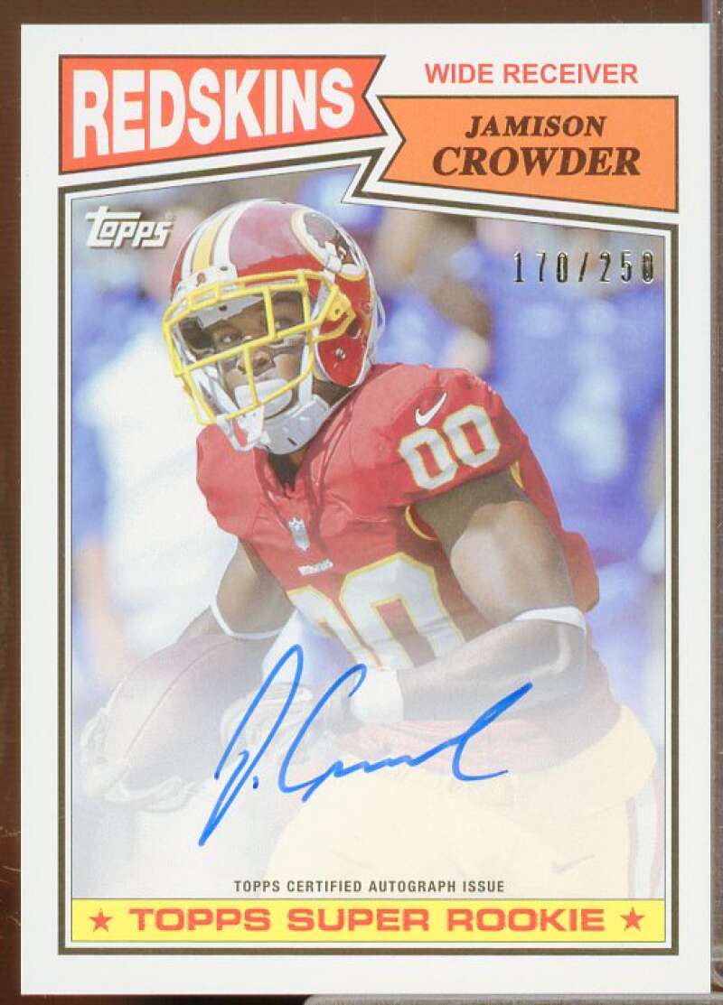 Jamison Crowder/250 Rookie Card 2015 Topps '87 Autographs #87AJC  Image 1