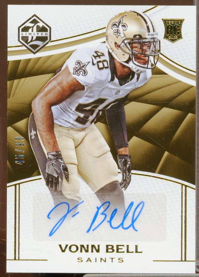 Vonn Bell AU/99 Rookie Card 2016 Limited #170  Image 1