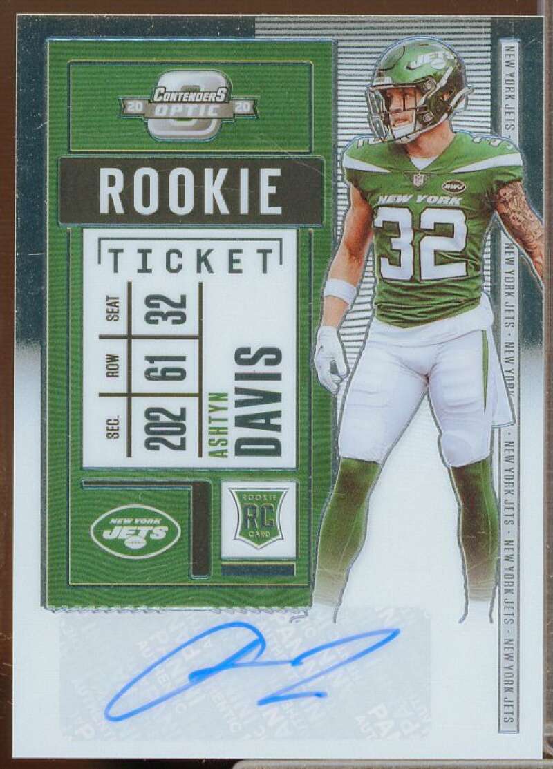 Ashtyn Davis AU Rookie Card 2020 Panini Contenders Optic #179  Image 1