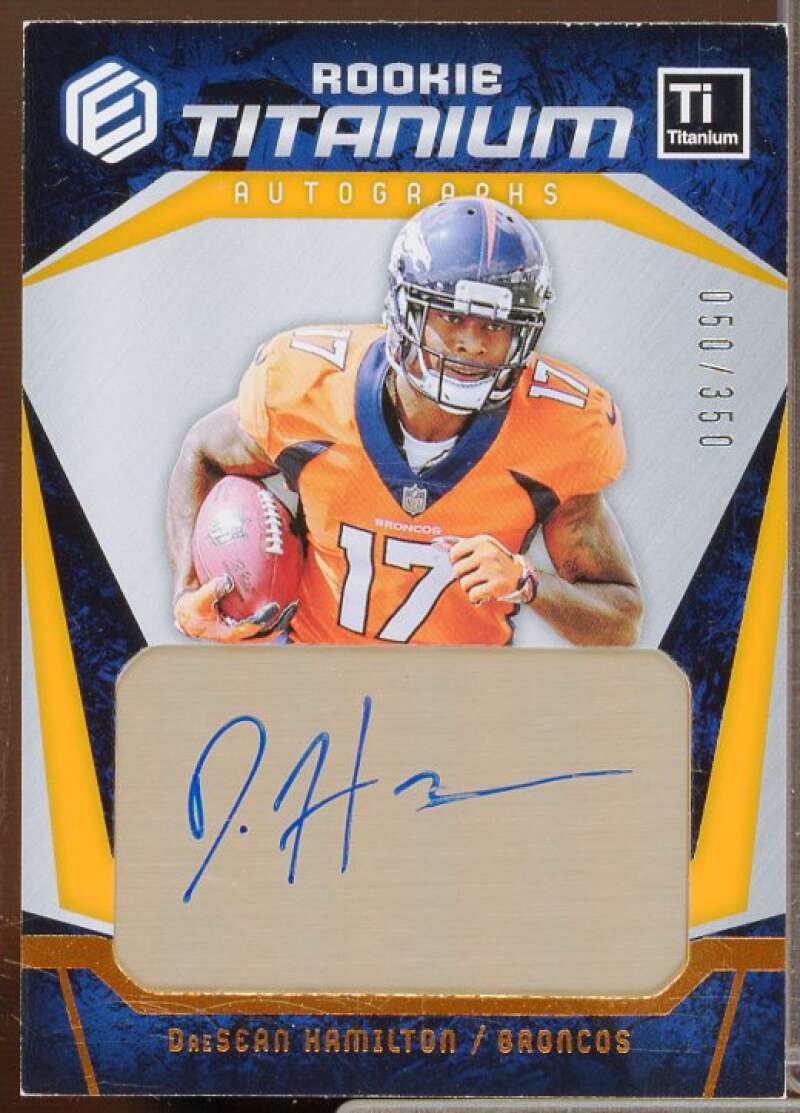 DaeSean Hamilton/350 2018 Panini Elements Rookie Titanium Autographs Copper #29  Image 1