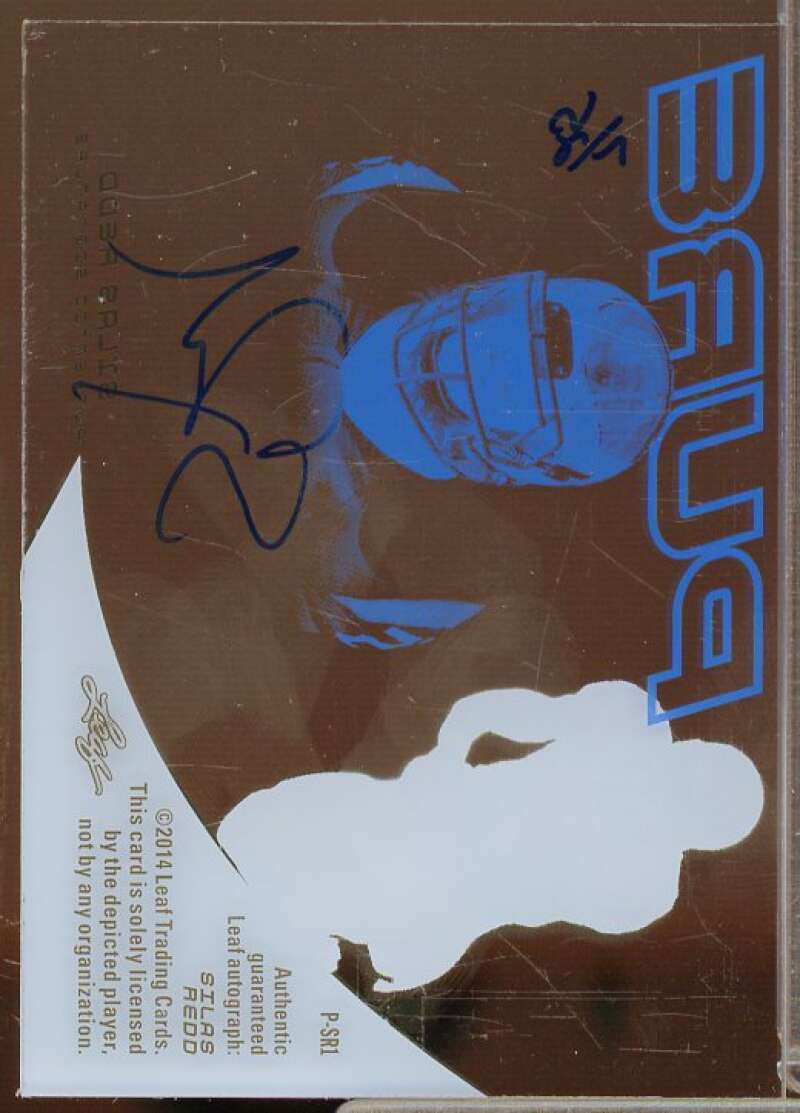 Silas Redd/25 Rookie Card 2014 Leaf Trinity Pure Autographs Blue #PSR1  Image 2