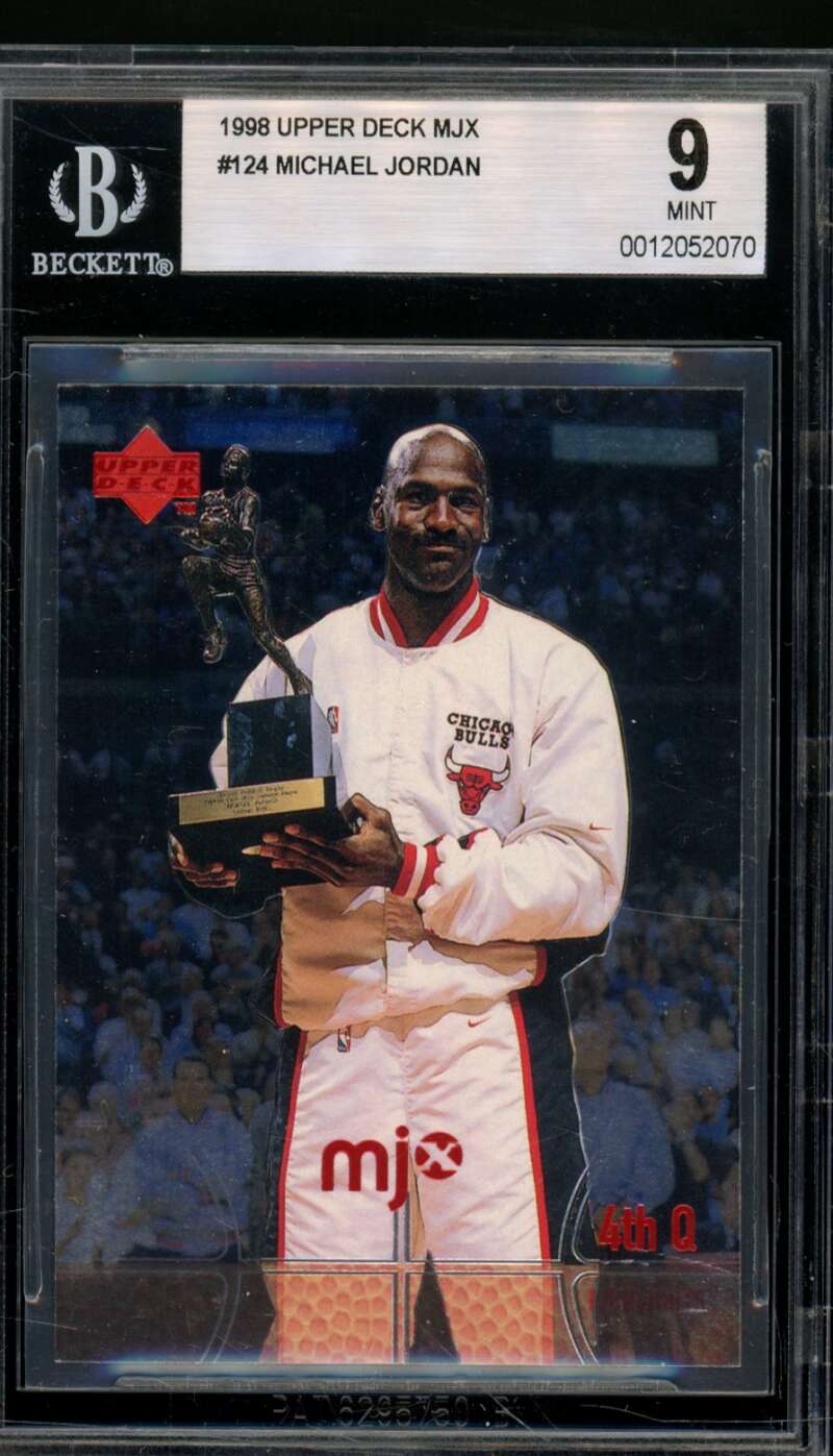 Michael Jordan Card 1998-99 Upper Deck MJX #124 BGS 9 Image 1