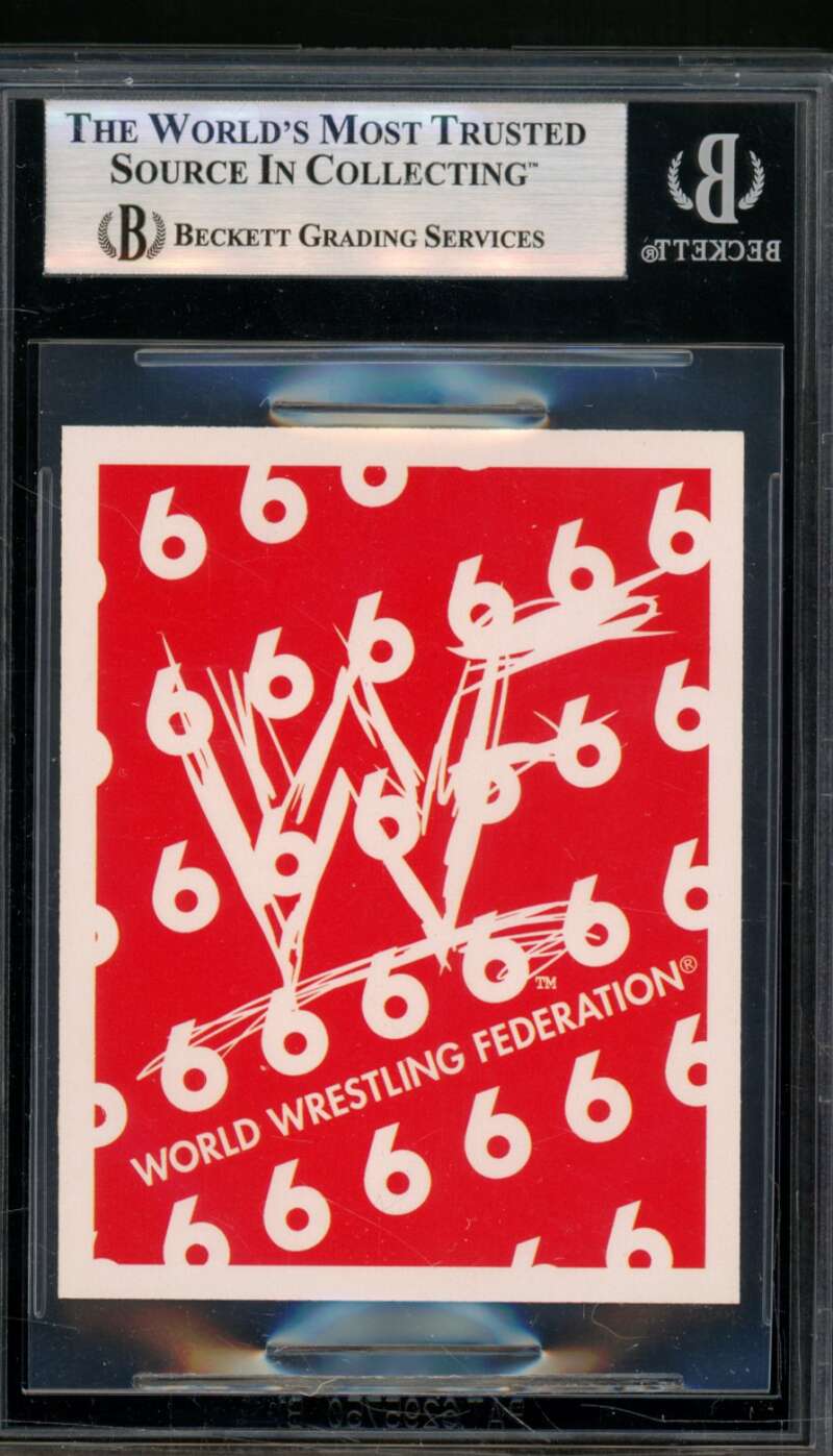 Dwayne Johnson (The Rock) Card 1998 Cardinal WWF Trivia Game Series #21 BGS 9 Image 2