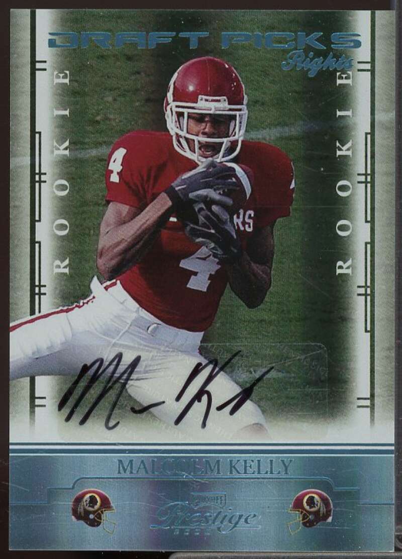 Malcolm Kelly Rookie 2008 Playoff Prestige Draft Picks Rights Autographs #170  Image 1