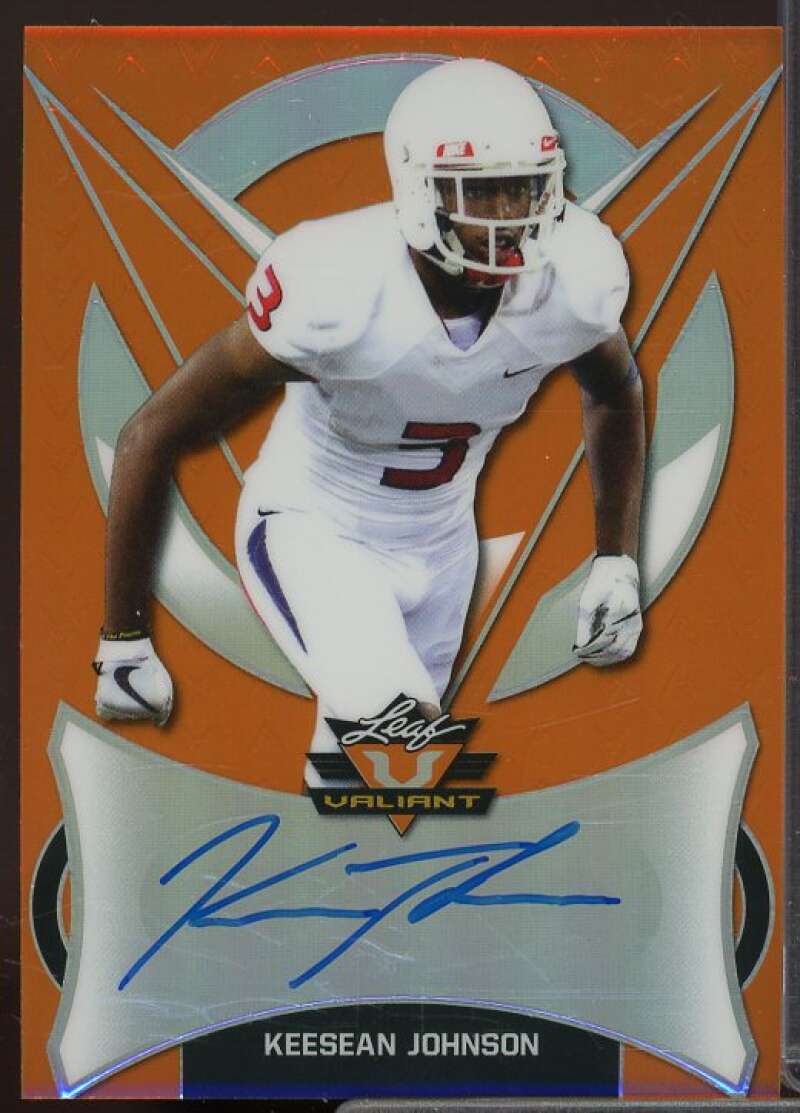 KeeSean Johnson Rookie Card 2019 Leaf Valiant Orange #BAKSJ  Image 1