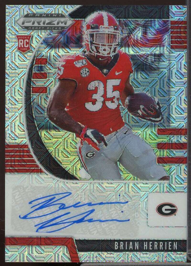 Brian Herrien/49 Rookie 2020 Panini Prizm Draft Picks Autograph Prizm Mojo #134  Image 1