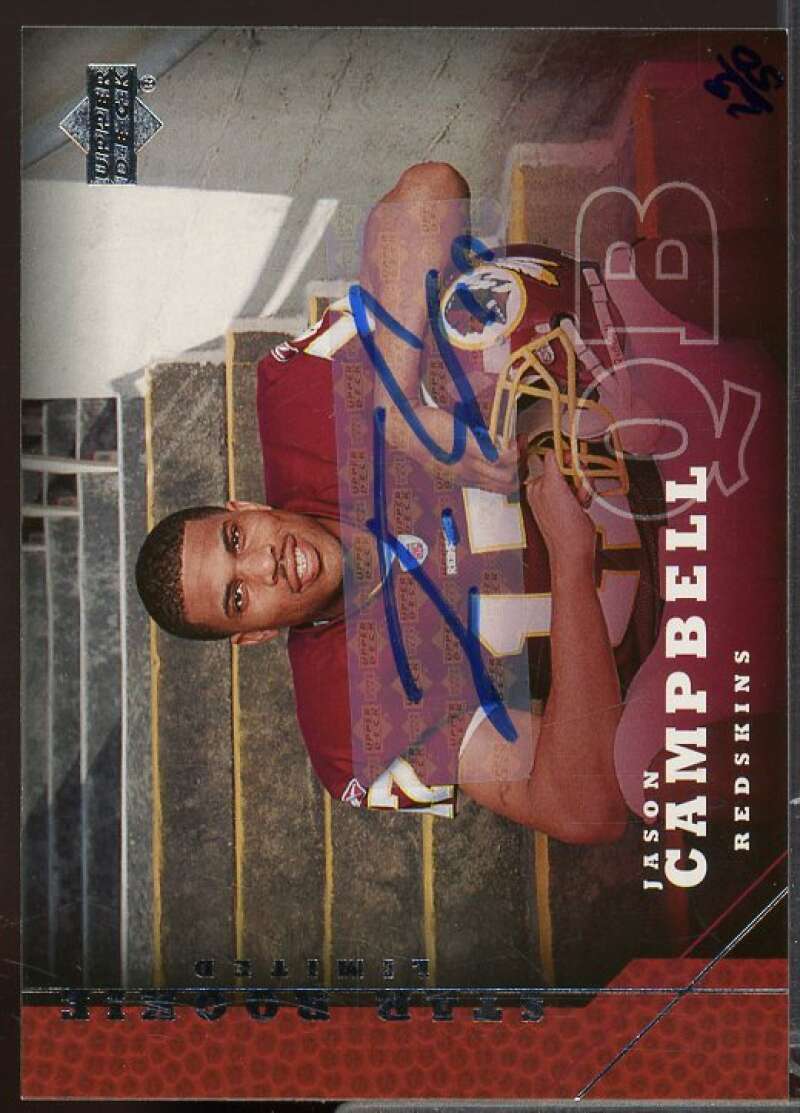 Jason Campbell Rookie Card 2005 Upper Deck Star Rookie Limited Autographs #223  Image 1