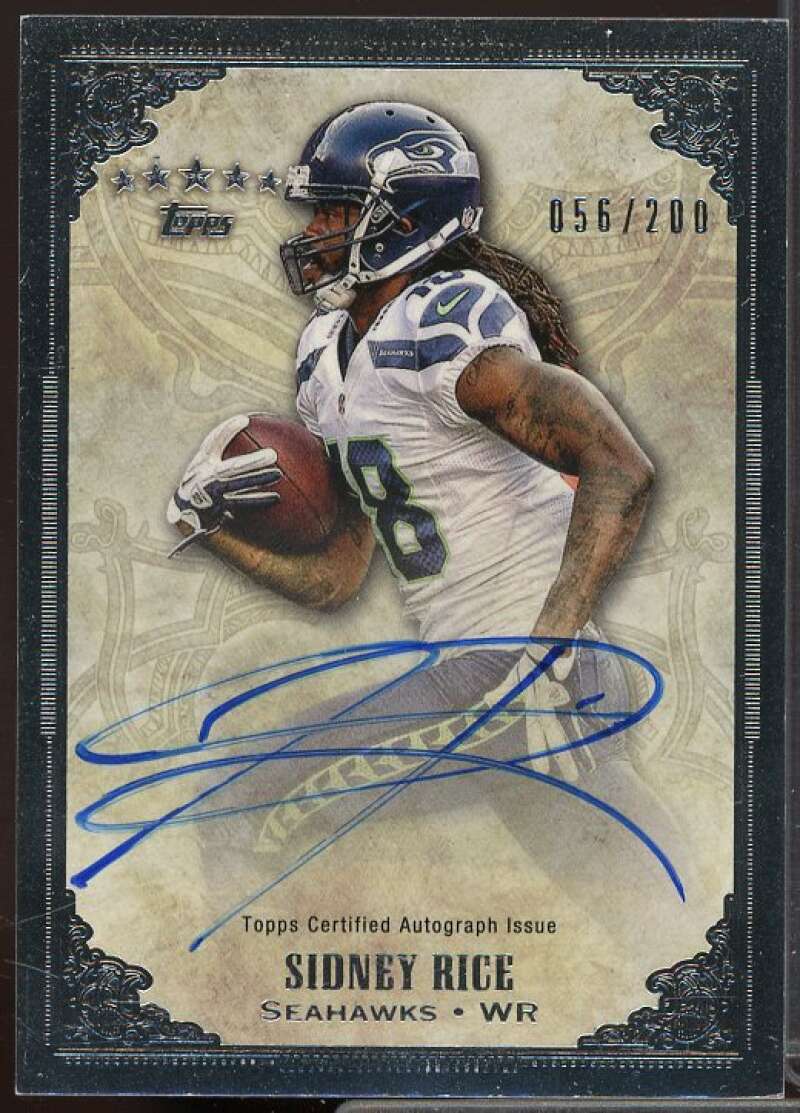 Sidney Rice/200 Rookie Card 2012 Topps Five Star Veteran Autographs #FSSSR  Image 1