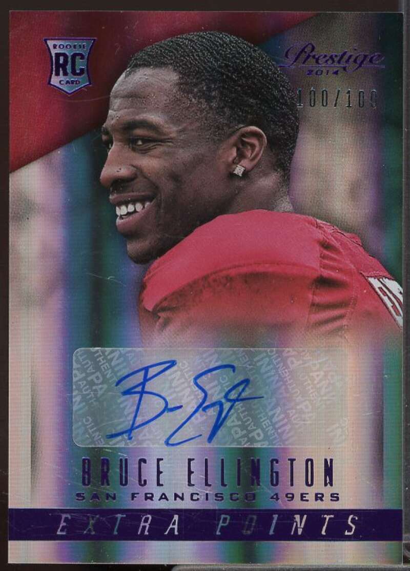 Bruce Ellington/100 Rookie 2014 Prestige Extra Points Purple Autographs #215  Image 1