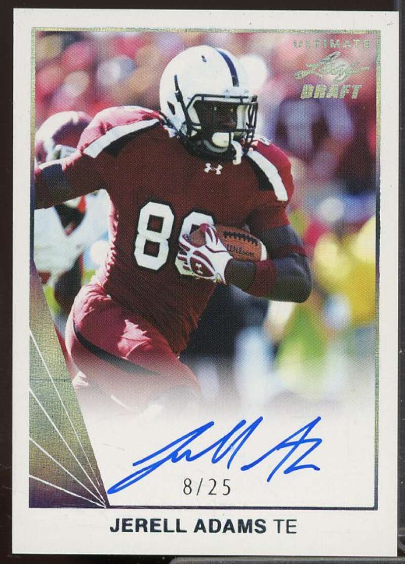 Jerell Adams/25 Rookie Card 2016 Leaf Ultimate Draft Silver Spectrum #BAJA1  Image 1