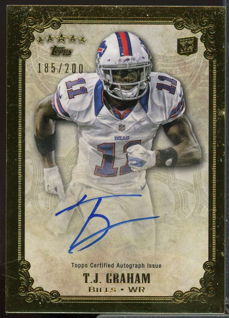 T.J. Graham/200 Rookie Card 2012 Topps Five Star Rookie Autographs #FSFATJG  Image 1