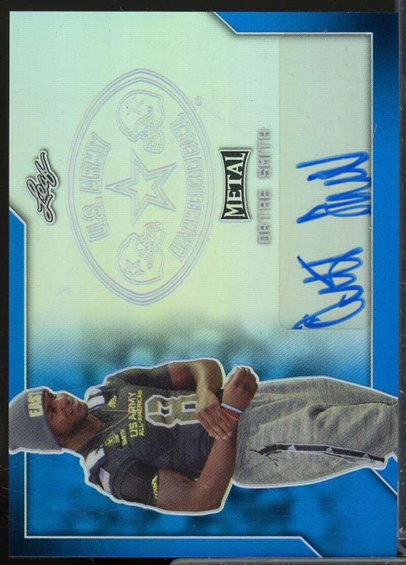 OrTre Smith Rookie 2017 Leaf Army All-American Bowl Metal Autograph Blue #BAOS1  Image 1