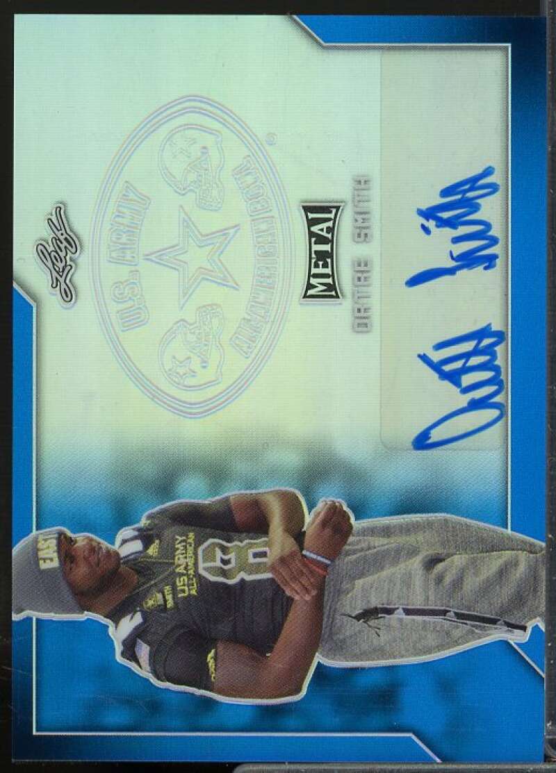 OrTre Smith Rookie 2017 Leaf Army All-American Bowl Metal Autograph Blue #BAOS1  Image 1