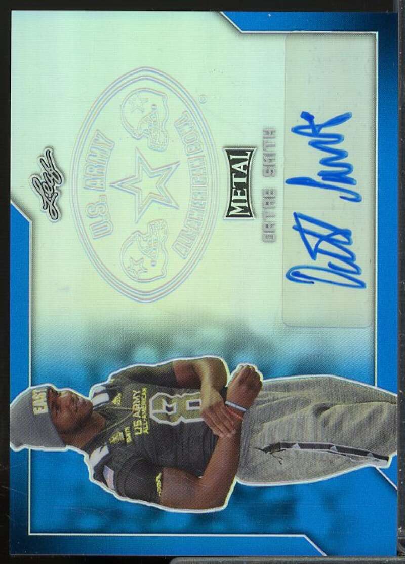 OrTre Smith Rookie 2017 Leaf Army All-American Bowl Metal Autograph Blue #BAOS1  Image 1