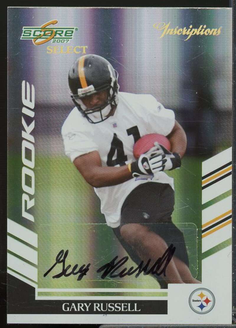 Gary Russell/100 Rookie Card 2007 Select Inscriptions #290  Image 1