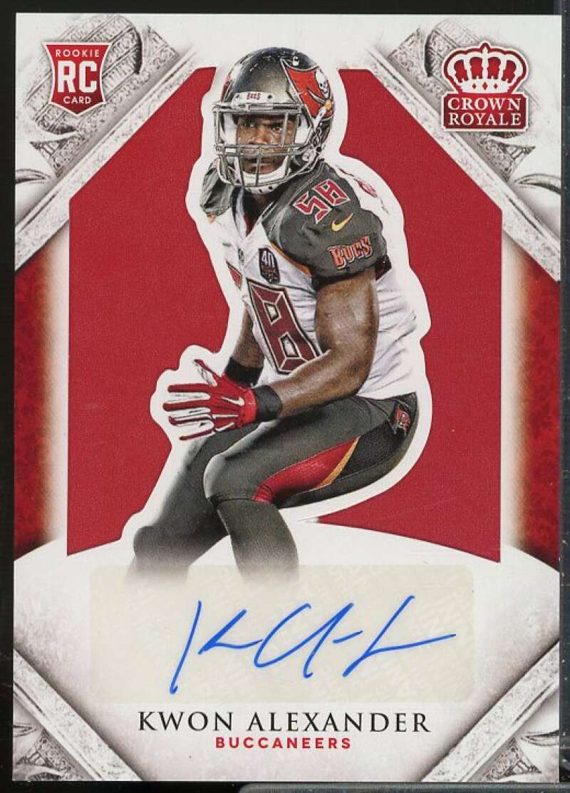 Kwon Alexander AU/99 Rookie Card 2015 Crown Royale Retail Red #164  Image 1