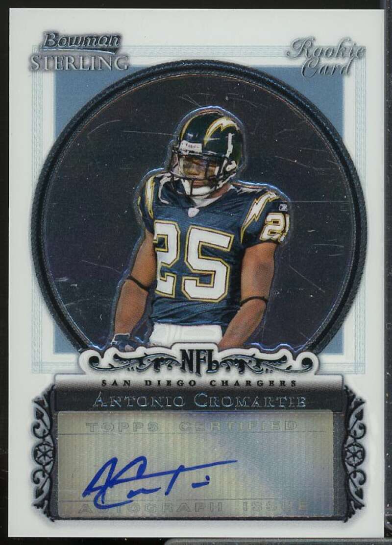 Antonio Cromartie AU Rookie Card 2006 Bowman Sterling #AC1  Image 1