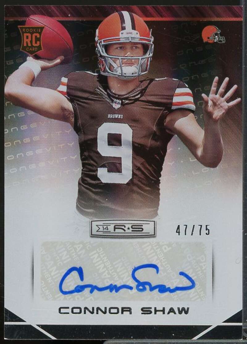 Connor Shaw/75 2014 Rookies and Stars Rookie Autographs Longevity Holofoil #122  Image 1