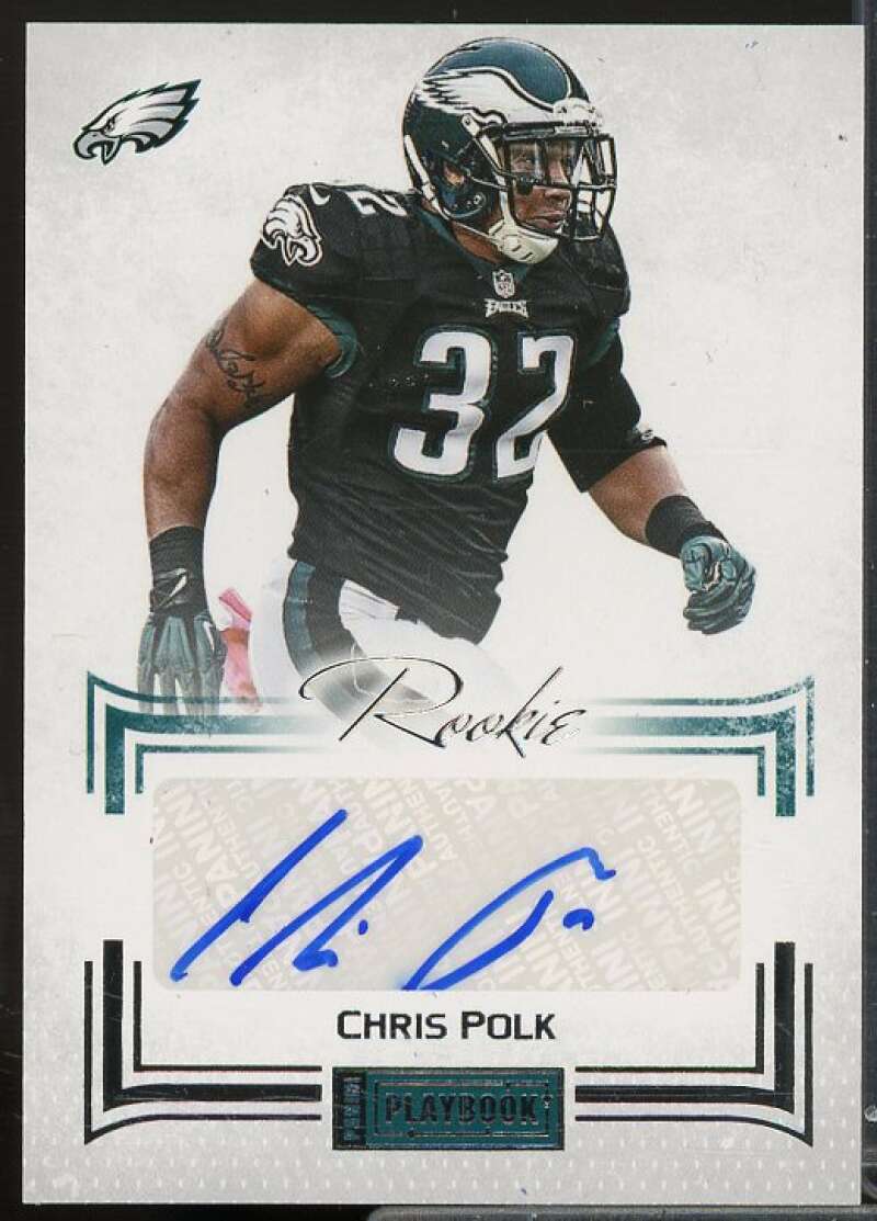 Chris Polk AU/140 Rookie Card 2012 Panini Playbook #93  Image 1