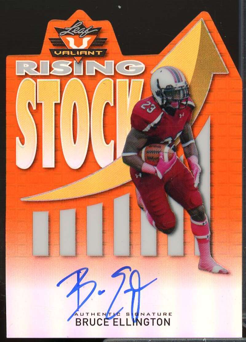 Bruce Ellington/50 Rookie 2014 Leaf Valiant Draft Rising Stock Orange #RSBE1  Image 1