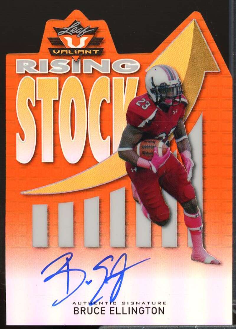 Bruce Ellington/50 Rookie 2014 Leaf Valiant Draft Rising Stock Orange #RSBE1  Image 1