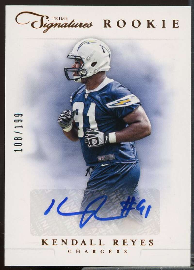 Kendall Reyes AU/199 Rookie Card 2012 Prime Signatures #237  Image 1